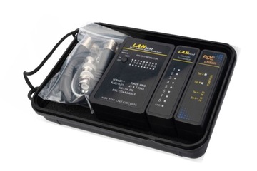 Tester kabli sieci LAN RJ45 RJ12 RJ11 BNC PoE LED