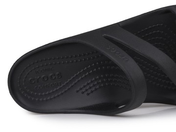 Klapki damskie, sportowe CROCS KADEE II SANDAL W BLACK NOIR