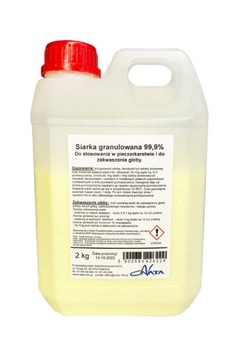Nawóz SIARKA granulowana 99,9% siarczan 2kg