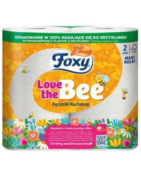 RĘCZNIK KUCHENNY FOXY LOVE THE BEE (2 ROLKI)