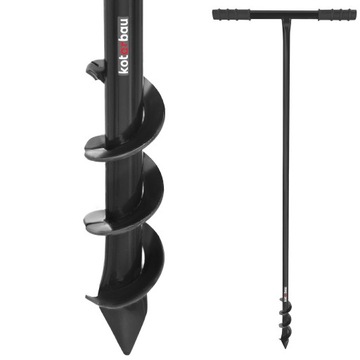 ŚWIDER RĘCZNY 50 MM DO GLEBY ZIEMI GRUNTU SŁUPKÓW WIERTŁO DOŁOWNIK OGRODOWY