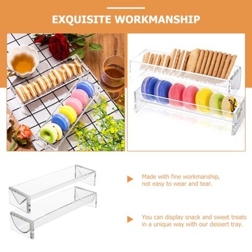 2шт АКРИЛОВЫЙ СЕРВЕР ДЛЯ ДЕСЕРТОВ И ЗАКУСОК