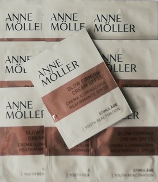 ANNE MOLLER GLOW FIRMING CREAM SPF 15 30 saszetek x 1,5 ml.