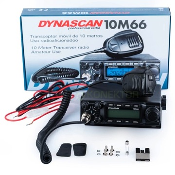 DYNASCAN 10M66 CB RADIO AM/FM/SSB moc 60W