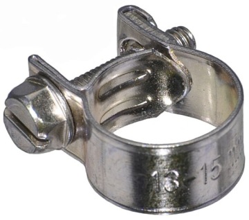 OPASKA OBEJMA ZACISKOWA 13-15 MM SKRĘCANA MINI GBS