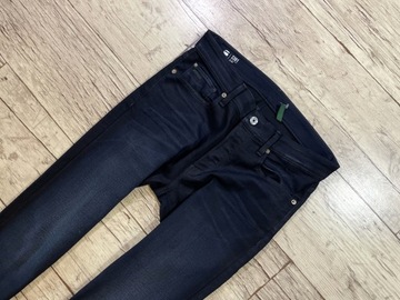 G-STAR RAW 3301 SLIM Spodnie Męskie Jeans IDEAŁ stretch W31 L36 pas 82 cm