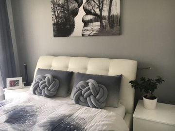 Тканая подушка KNOT PILLOW узел цвета