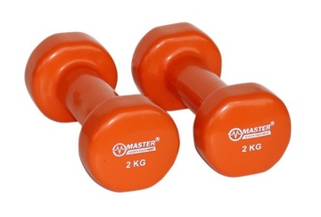 HANTLE HANTELKI CIĘŻARKI Fitness 2 kg x2