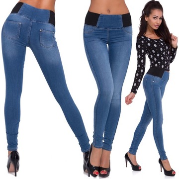 557_ S/36_ WYSZCZUPLAJĄCE SPODNIE JEANS,SLIM