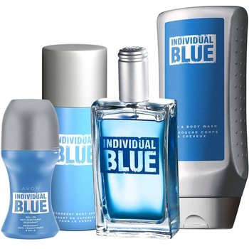 INDIVIDUAL BLUE ZESTAW 4 -częściowy AVON +TOREBKA