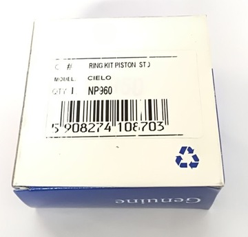 DAEWOO OE NP960 SADA KROUŽKY PÍSTU LANOS 1.5