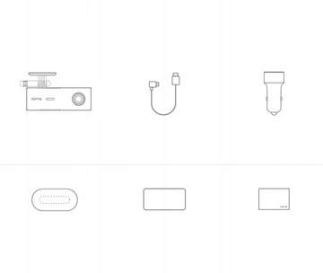Регистратор 70MAI M300 1296p 140° ПОЛЬСКИЙ +128 ГБ