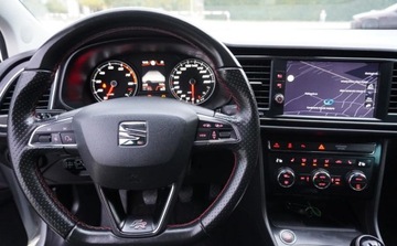 Seat Leon III Hatchback Facelifting 1.5 EcoTSI 130KM 2019 Seat Leon Bezwypadkowy Serwisowany 1-Wlasciciel FR Navi Led Asystenci Piek, zdjęcie 17