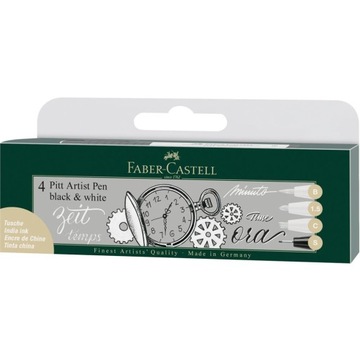 ZESTAW PittArtistPens FaberCastell 167151 4 pisaki