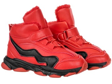 BUTY SPORTOWE DZIECIĘCE NA RZEP OCIEPLANE TRZEWIKI