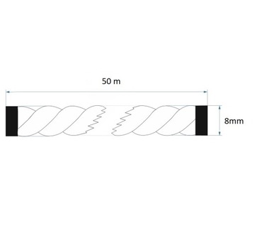 ДЖУТОВАЯ ВЕРЕВКА 8мм, 50 МЕТРОВ, ДЕКОРАТИВНАЯ ВЕРЕВКА + БЕСПЛАТНО