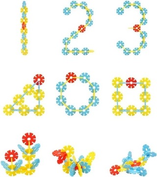 СОЕДИНЯЮЩИЕ КОЛЕСА ОБРАЗОВАТЕЛЬНАЯ ИГРУШКА КОНСТРУКТОРЫ СО СЧЕТНЫМИ ЛЕПЕСТКАМИ