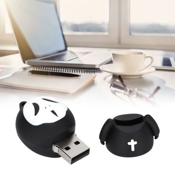 USB-флешка безликий призрак мультяшный призрак u дисковое запоминающее устройство с памятью