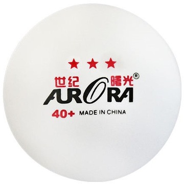 Aurora piłeczki do tenisa stołowego ping ponga ABS 3* 40+ białe treningowe
