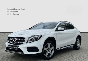 Mercedes GLA I Off-Roader Facelifting 1.6 200 156KM 2019 Mercedes-Benz GLA 200 AMG Line Polski Salon FV 23 Niski przebieg Zadba