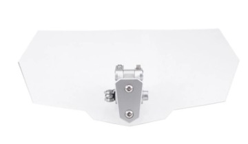 ПЕРЕДНИЙ ДЕФЛЕКТОР МОТОЦИКЛА, РЕГУЛИРУЕМЫЙ, ПРОЗРАЧНЫЙ - ОБТЕКАТЕЛЬ