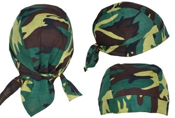BANDANA Bawełniana Chusta Chustka Głowę Bandamka
