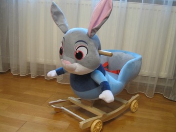 Качалка-качалка RABBIT RIDE-OVER, на ШЕСТКАХ и КОЛЕСАХ 2в1!