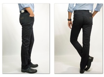 Wrangler Texas Slim Dark Navy męskie spodnie W30 L30