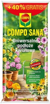 Ziemia do kwiatów uniwersalna podłoże Compo 35l