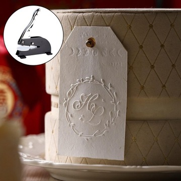 Штамп Брайля Пустая надпись Штамп без рисунка для свадебного приглашения