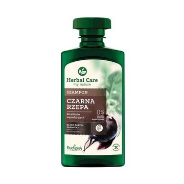 HERBAL CARE SZAMPON DO WŁOSÓW CZARNA RZEPA 330 ML
