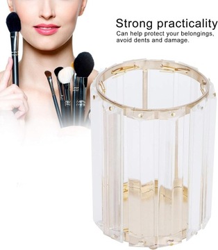 Kryształowy uchwyt na pędzle do makijażu organizer długopis kubek na przybo