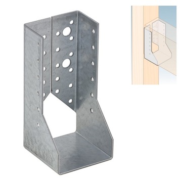 WBZ22 WIESZAK BELKI ZAGIĘTY ŁĄCZNIK CIESIELSKI WSPORNIK 70x155x70 KROKWI