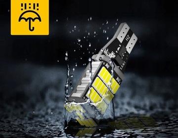 СВЕТОДИОДНАЯ ЛАМПА W16W T15 REVERSE CANBUS 45 LED SMD