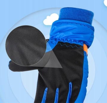 Rękawiczki narciarskie dla dzieci wodoodporne