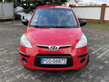 Hyundai i10 I Hatchback 1.2 DOHC 78KM 2009 Hyundai i10 1.2 Benzyna 78KM niski przebieg TOP, zdjęcie 1