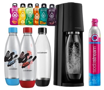 SODASTREAM TERRA saturator SYFON DO WODY GAZOWANEJ butelki FUSE + bolero