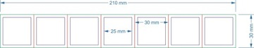 Adapter Tray 25 do 30 mm 7x1 HDF/MDF / OldWorld 1 szt.