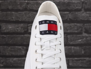 Buty, trampki męskie Tommy Jeans SKATE CANVAS ESS