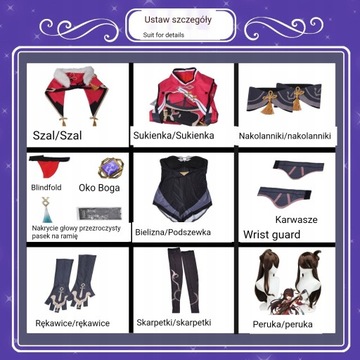 Cosplay sukienka Strój Bawarski Przebranie