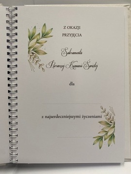 Album Pamiątka I Komunii Św. od Babci I Dziadka