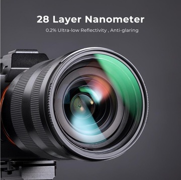 УФ-фильтр 72 мм UHD Green MC SLIM NANO-X PRO K&F