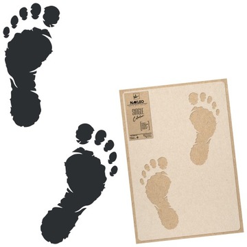 SZABLON MALARSKI wielorazowy // 65x95cm // STOPY