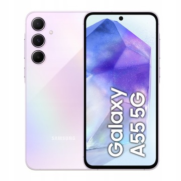 SAMSUNG Smartfon Galaxy A55 8/256 GB 5G FIOLETOWY