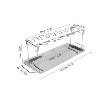 ВЫСОКИЙ ДЕРЖАТЕЛЬ ДЛЯ КУРИЦЫ, ПОДСТАВКА ДЛЯ ГРИЛЯ НА 14 ВЫПУСКОВ