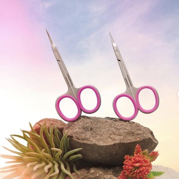 Staleks PRO Nożyczki do skórek SMART 40 SS-40/3 zakrzywione STAL NIERDZEWNA