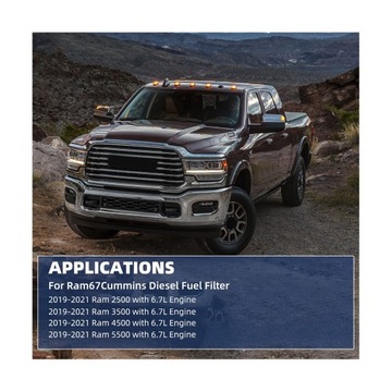 DO 2019-2021 RAM 2500 3500 4500 6.7L FILTR OLEJE N