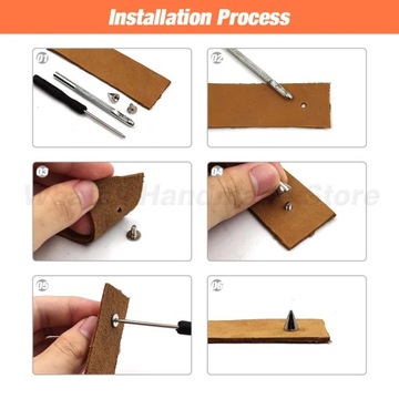 Заклепки с шипами-пулями для кожаных заклепок в стиле панк и крутые шипы в стиле панк для