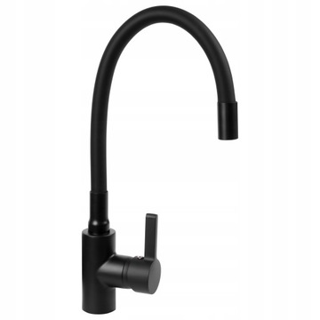 BATERIA KUCHENNA DO ZLEWU ZLEWOZMYWAKA KRAN ELASTYCZNA RUCHOMA FLEX CZARNA