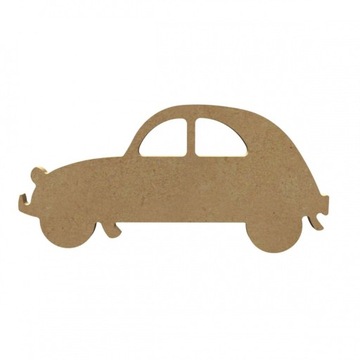 DEKORACJA DREWNIANA FIGURKA MDF - SAMOCHÓD 15cm